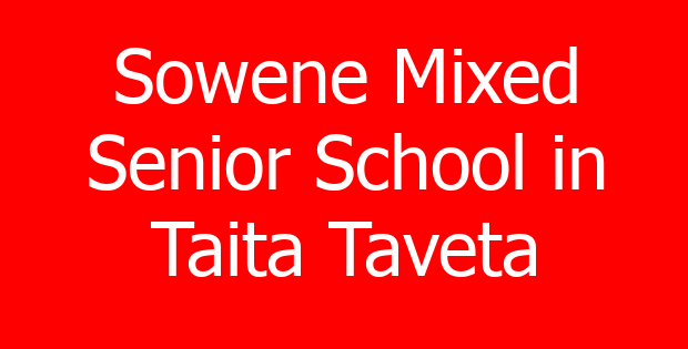Sowene Mixed Senior School in Taita Taveta