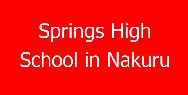 Springs High School in Nakuru