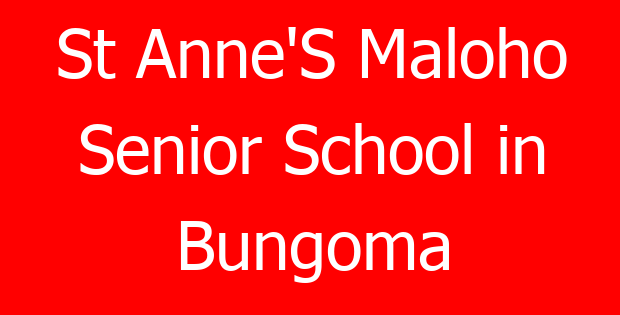 St Anne’S Maloho Senior School in Bungoma