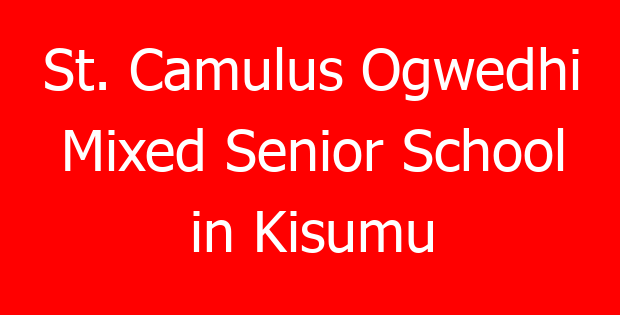St. Camulus Ogwedhi Mixed Senior School in Kisumu