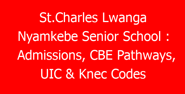 St.Charles Lwanga Nyamkebe Senior School : Admissions, CBE Pathways, UIC & Knec Codes
