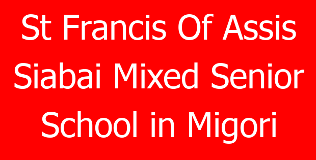 St Francis Of Assis Siabai Mixed Senior School in Migori