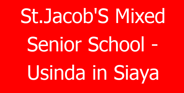 St.Jacob’S Mixed Senior School – Usinda in Siaya