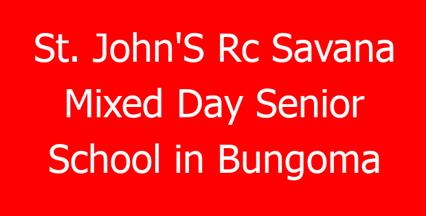 St. John’S Rc Savana Mixed Day Senior School in Bungoma