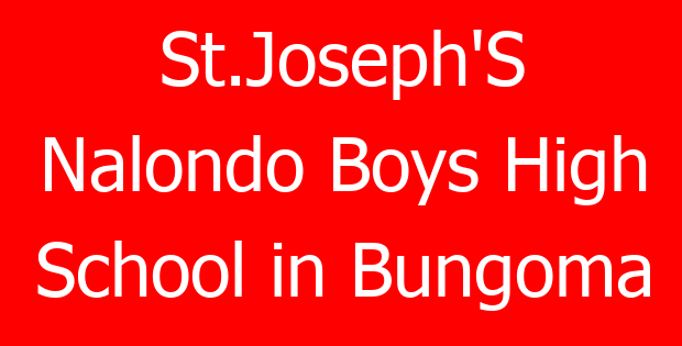 St.Joseph’S Nalondo Boys High School in Bungoma