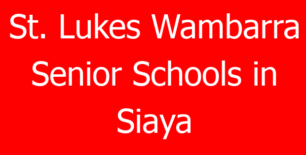 St. Lukes Wambarra Senior Schools in Siaya