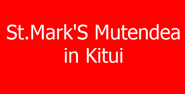 St.Mark’S Mutendea in Kitui