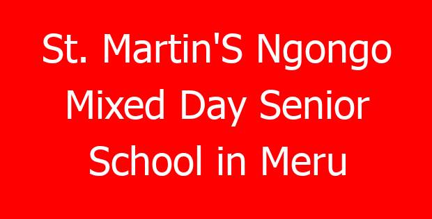 St. Martin’S Ngongo Mixed Day Senior School in Meru