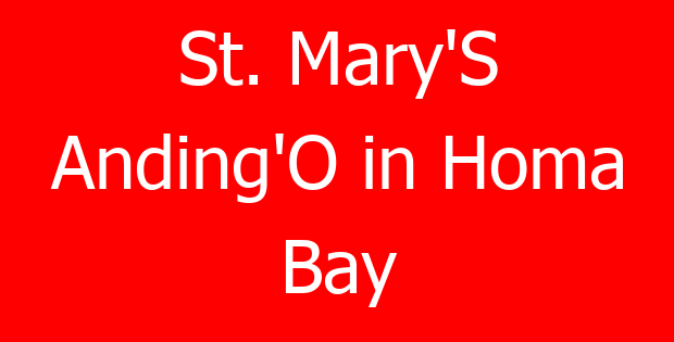 St. Mary’S Anding’O in Homa Bay