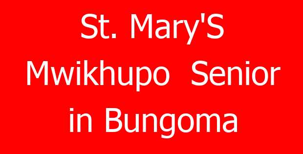 St. Mary’S Mwikhupo  Senior in Bungoma