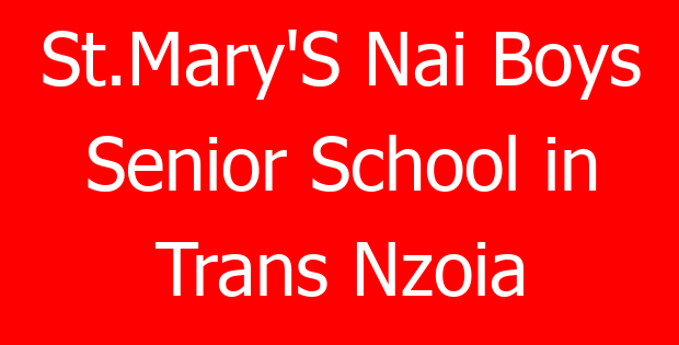 St.Mary’S Nai Boys Senior School in Trans Nzoia
