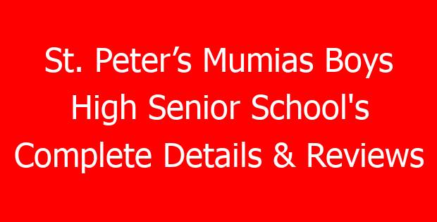 St. Peter’s Mumias Boys High Senior School’s Complete Details & Reviews