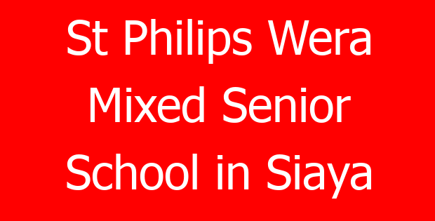 St Philips Wera Mixed Senior School in Siaya