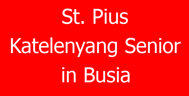 St. Pius Katelenyang Senior in Busia