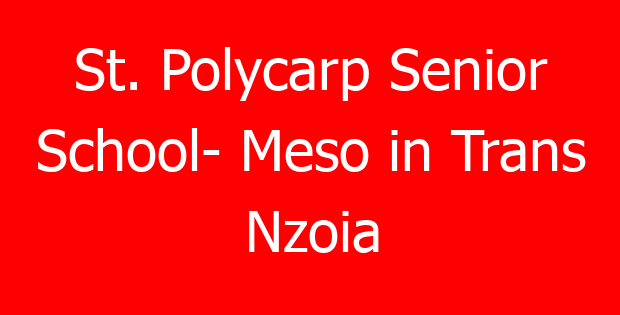St. Polycarp Senior School- Meso in Trans Nzoia