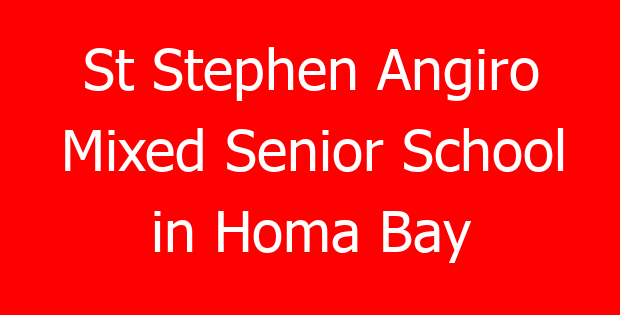 St Stephen Angiro Mixed Senior School in Homa Bay