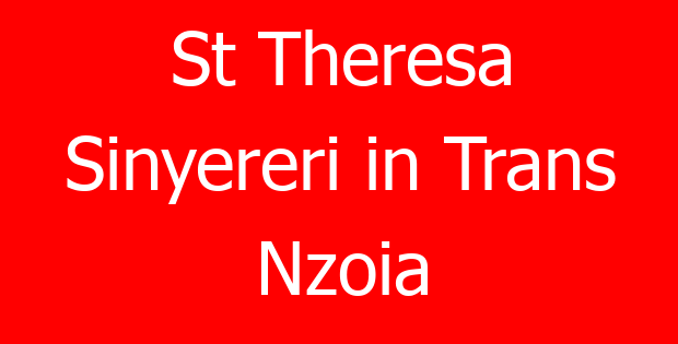 St Theresa Sinyereri in Trans Nzoia
