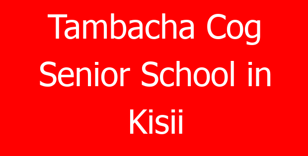 Tambacha Cog Senior School in Kisii
