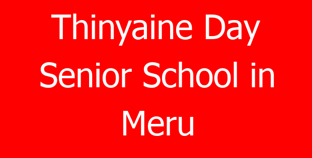Thinyaine Day Senior School in Meru