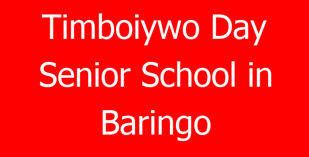 Timboiywo Day Senior School in Baringo