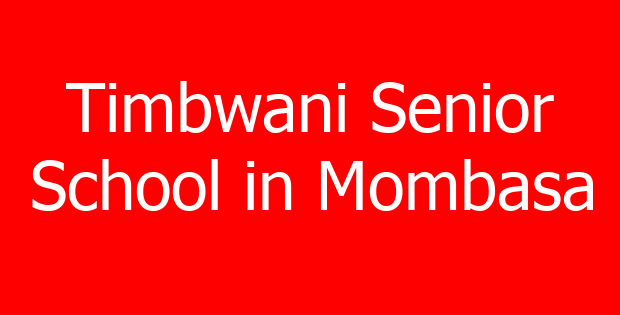 Timbwani Senior School in Mombasa