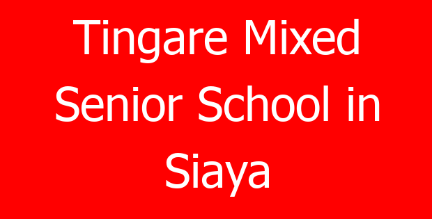 Tingare Mixed Senior School in Siaya