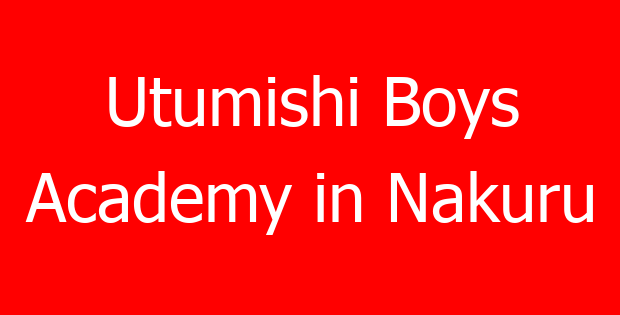 Utumishi Boys Academy in Nakuru