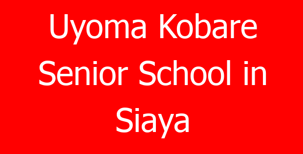 Uyoma Kobare Senior School in Siaya