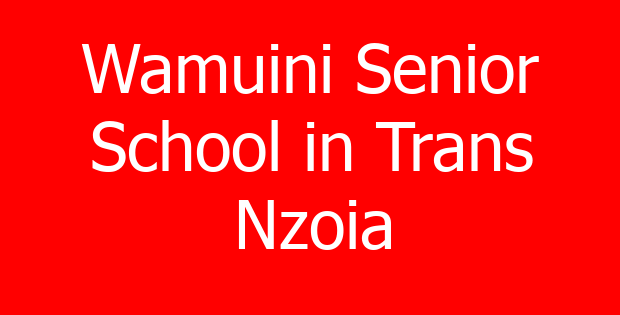 Wamuini Senior School in Trans Nzoia