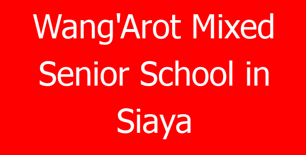 Wang’Arot Mixed Senior School in Siaya