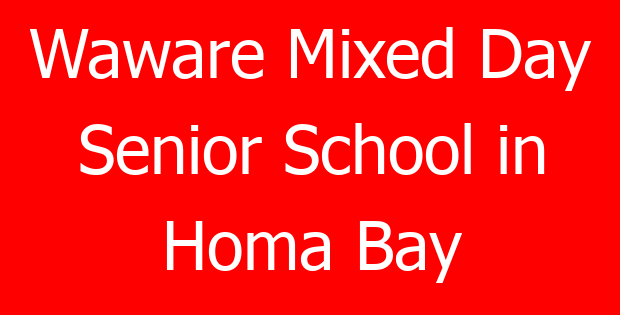 Waware Mixed Day Senior School in Homa Bay