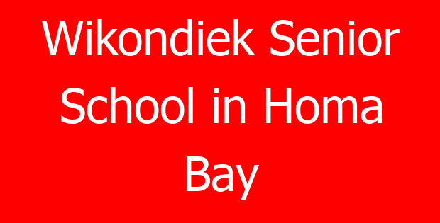 Wikondiek Senior School in Homa Bay