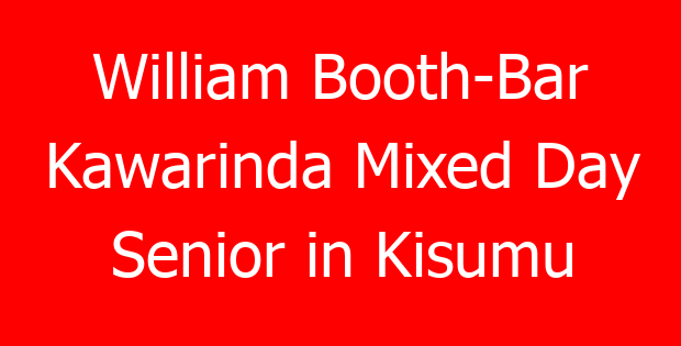 William Booth-Bar Kawarinda Mixed Day Senior in Kisumu